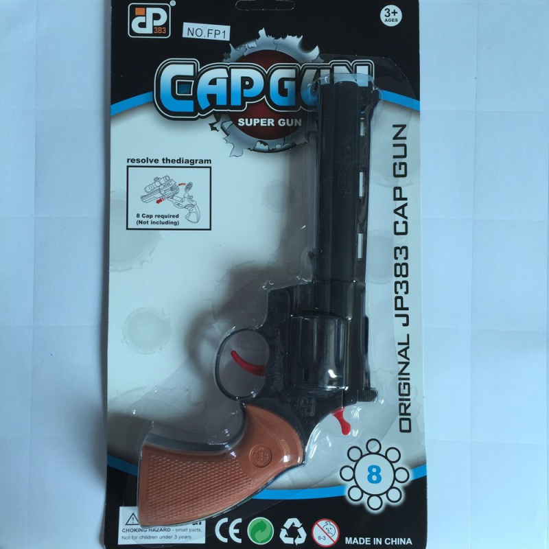 Wiky pistole na kapsle 8 ran plast 23cm