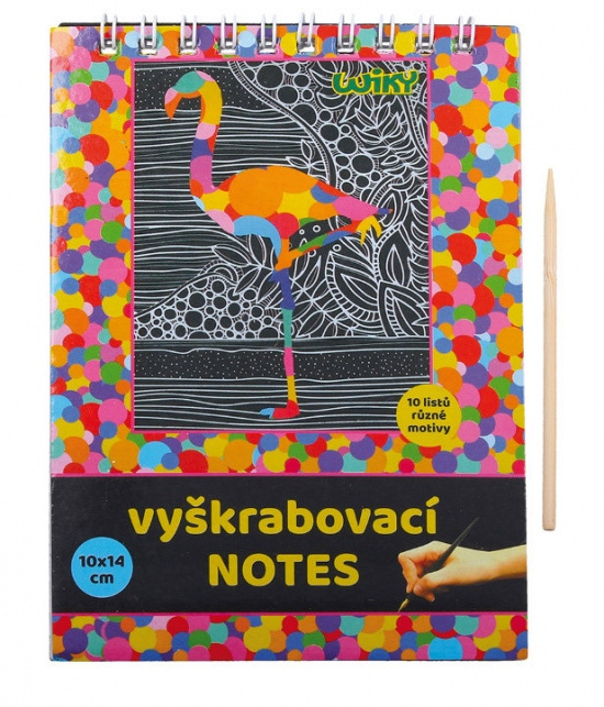 Vyškrabovací notes 21x28cm, 10 listů / W011367 KOH-I-NOOR