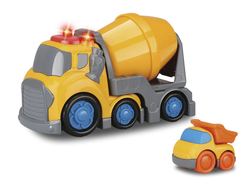 Wiky Vehicles Kiddy Auto míchačka s efekty 19,5 cm sklápěč 6,5 cm