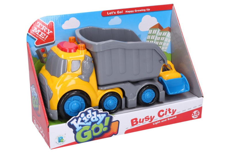 Wiky Vehicles Kiddy Auto sklápěcí s efekty 19,5 cm buldozer 8 cm