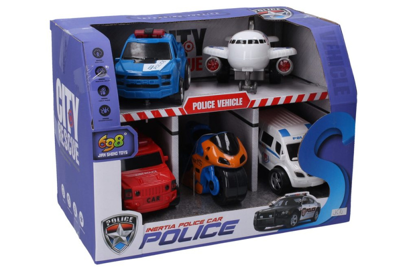 Wiky Vehicles Dopravní prostředky policejní 5 ks