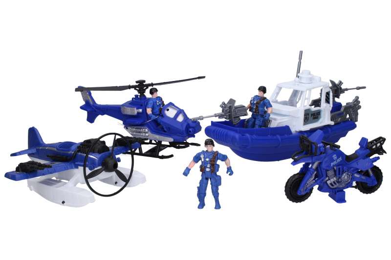 Wiky Policejní set s mi člun 33 cm