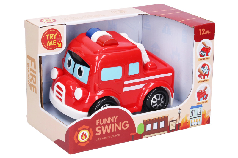 Wiky Vehicles Auto hasičské s efekty 15cm