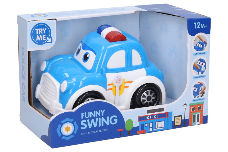 Wiky Vehicles Auto policejní s efekty 15cm