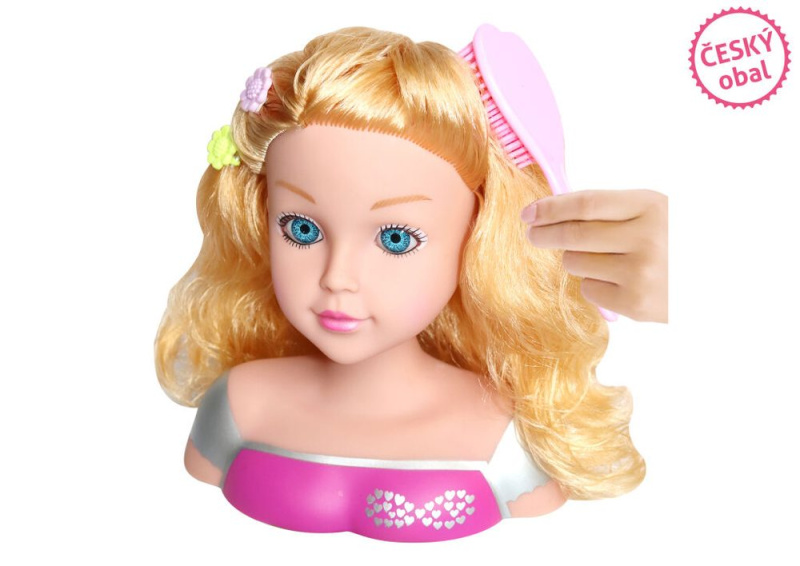 Wiky Česací hlava s příslušenstvím 22 cm
