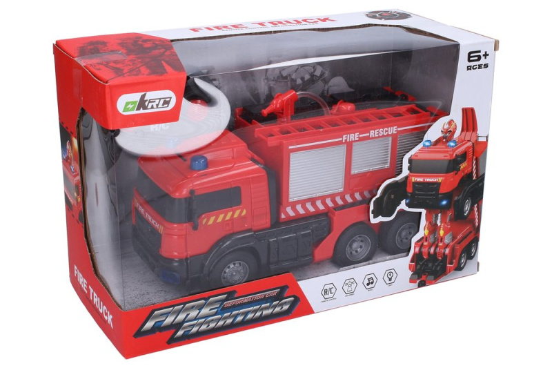 Autorobot RC hasiči s vodním dělem 26 cm