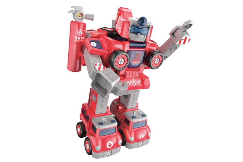 Wiky Vehicles Autorobot šroubovací s efekty The Rescue Brave 32 cm
