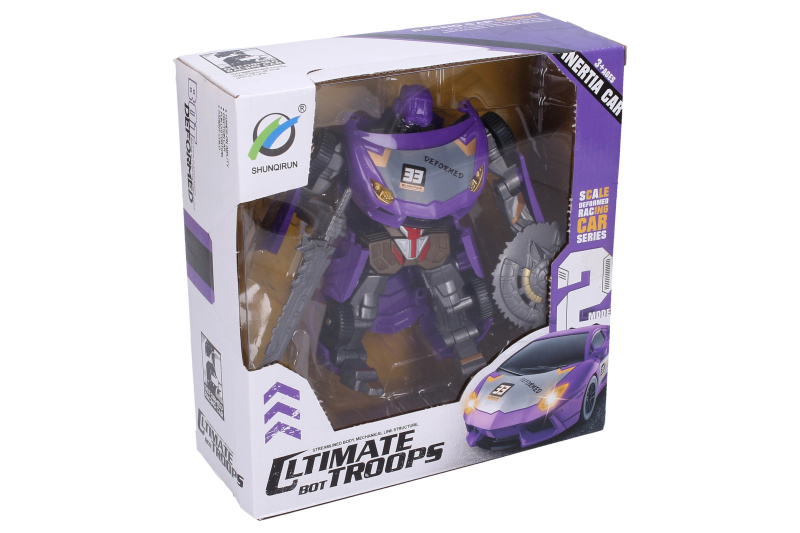 Wiky Vehicles Autorobot s mečem 15 cm sportovní auto
