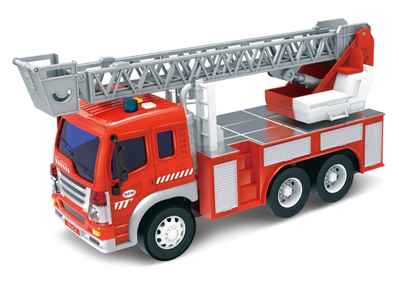 Wiky Vehicles Auto hasičské se žebříkem a efekty 28 cm