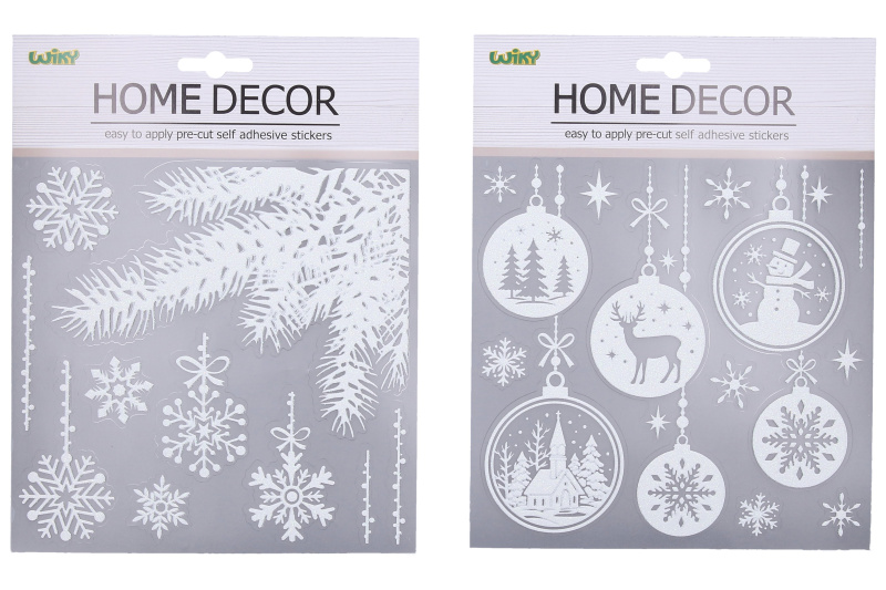 Wiky Dekorace na zeď/okno 22,9x18,4 cm VÁNOCE