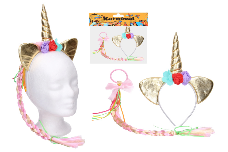 Wiky Set karneval - čelenka jednorožec