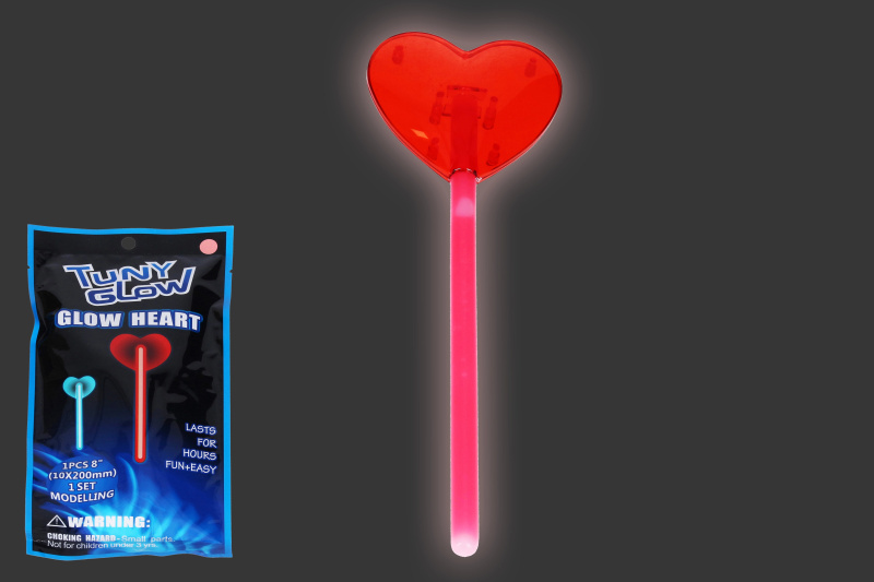 Wiky Svítící hůlka se srdcem