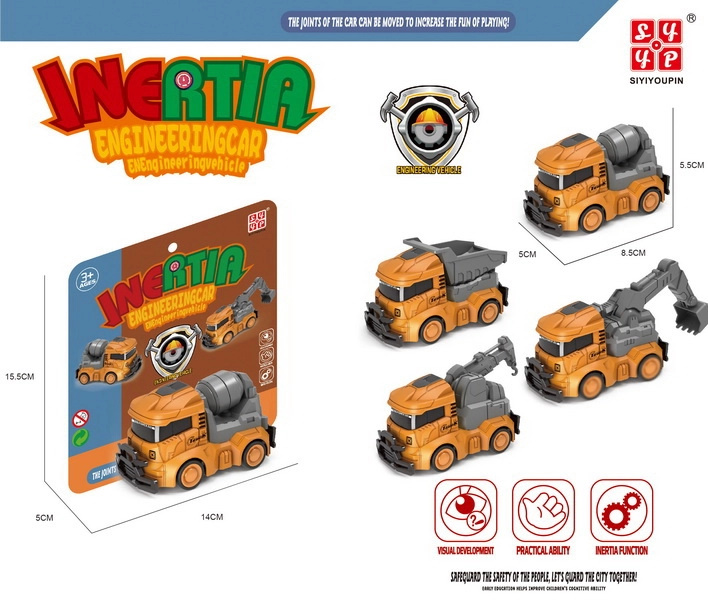 Wiky Vehicles Auto na setrvačník stavební 8,5 cm