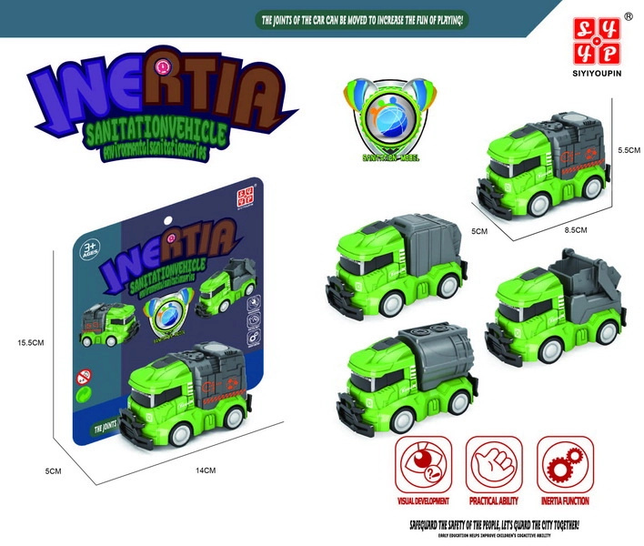 Wiky Vehicles Auto na setrvačník úklidové 8,5 cm
