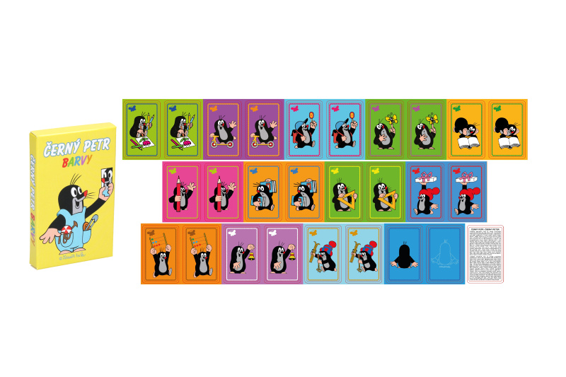 Krtek Černý Petr - Barvy