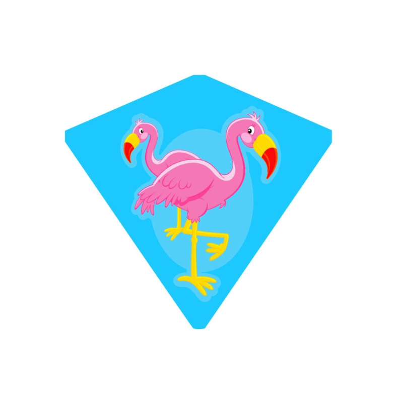 Létající drak plameňák 68 x 73 cm - Český obal