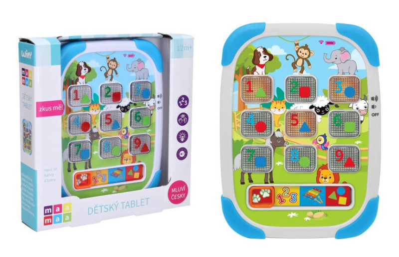 Wiky Tablet dětský mluví česky