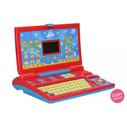 Wiky Laptop dětský 24x19,5 cm - mluví česky, český obal