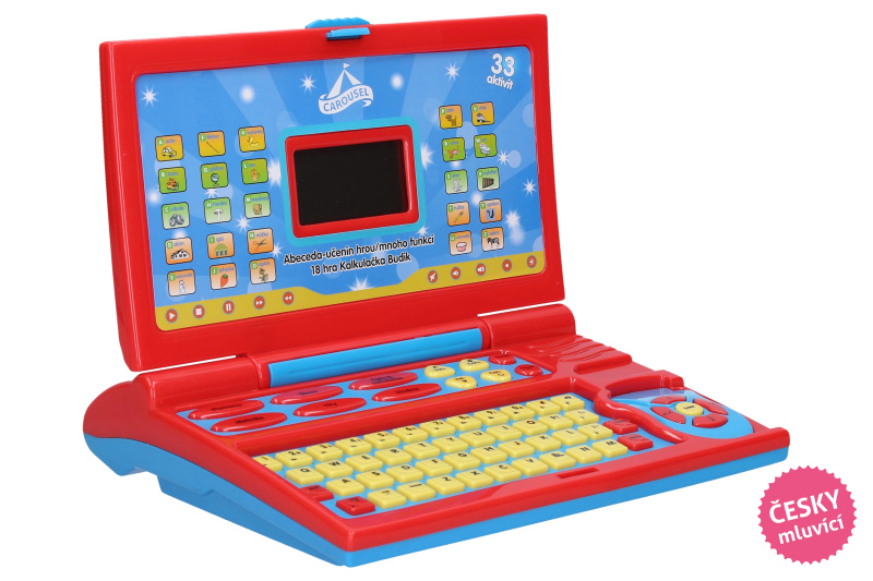 Wiky Laptop dětský 24x19,5 cm - mluví česky, český obal