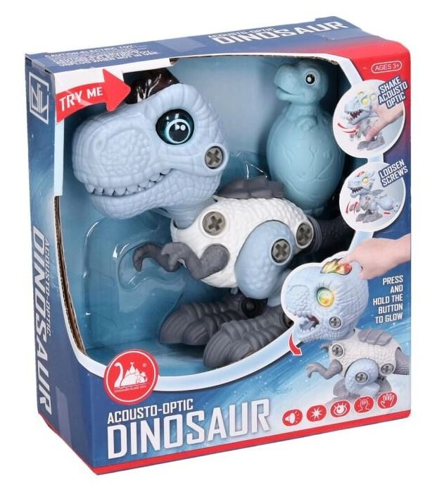 Wiky Dinosaurus šroubovací s efekty, tyranosaurus 13 cm