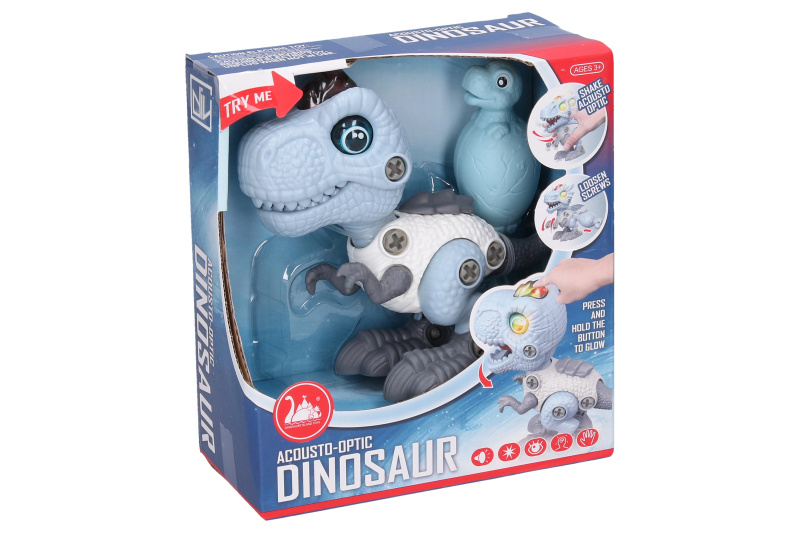 Wiky Dinosaurus šroubovací s efekty, tyranosaurus 13 cm