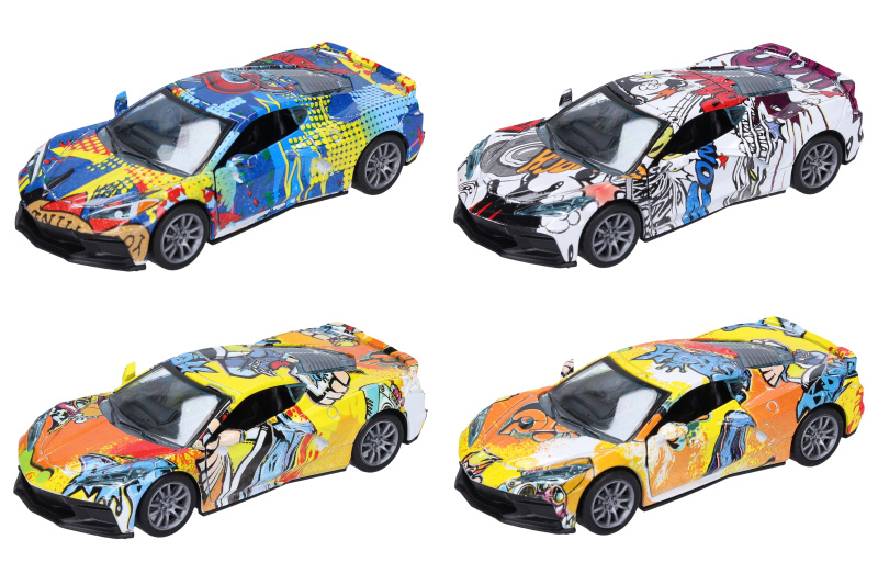 Wiky Vehicles Auto kovové 12 cm barevné