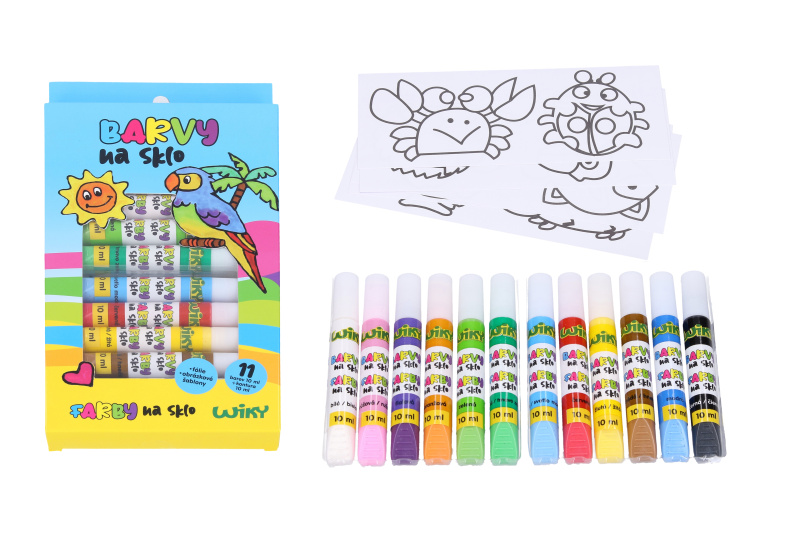 Barvy na sklo 5+1 22ml