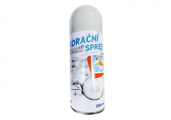 Dekorační sprej stříbrný 250 ml 17 cm
