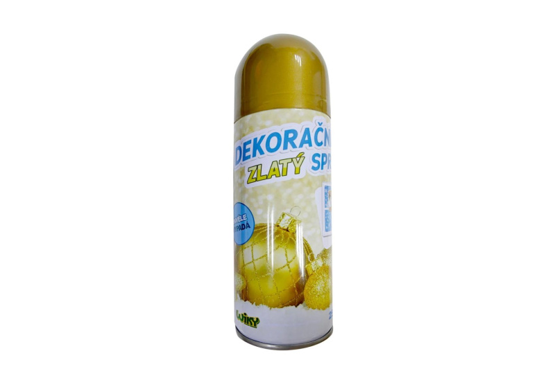Dekorační sprej Zlatý 250ml