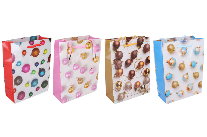 Wiky Dárková taška M 26x32x11 cm Vánoce