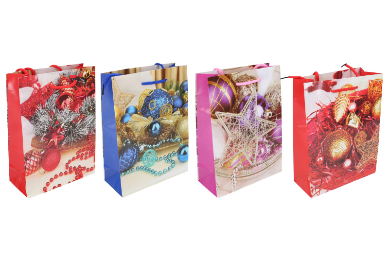 Wiky Dárková taška M 26x32x11 cm Vánoce