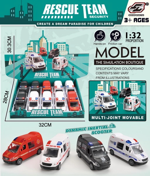 Wiky Vehicles Auto záchranné na setrvačník 12 cm