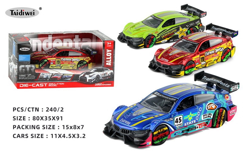Wiky Vehicles Auto závodní kovové 11 cm