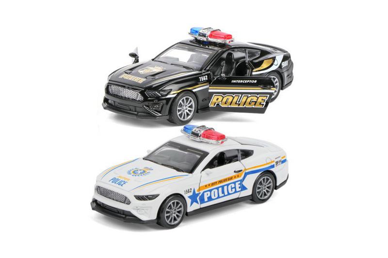 Wiky Vehicles Auto policejní kovové 125 cm