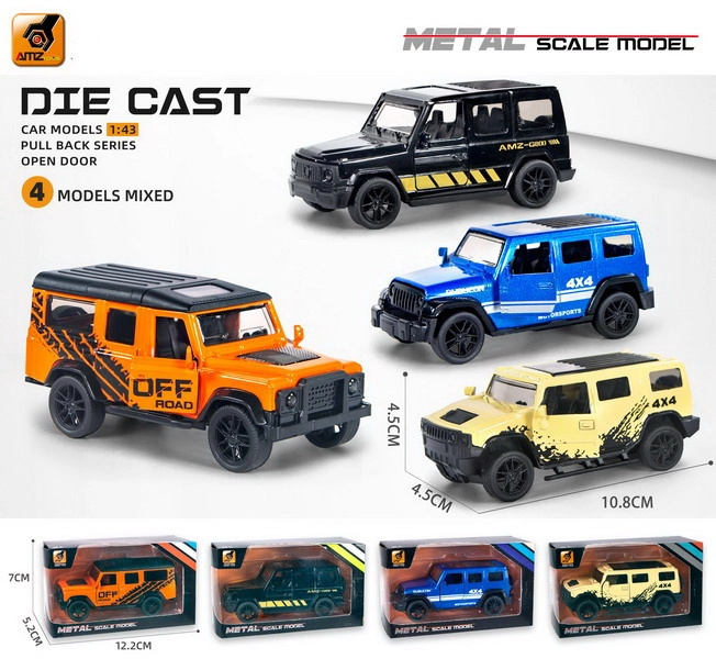 Wiky Vehicles Auto terénní kovové 11 cm