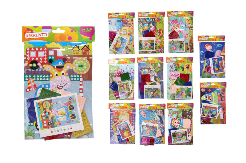 UNIPAP Kreativní set W033510 lepení 18x25 cm MIX 481755