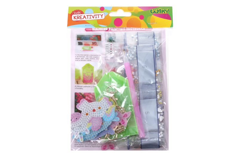 Wiky Kreativní set diamond klíčenka 5ks