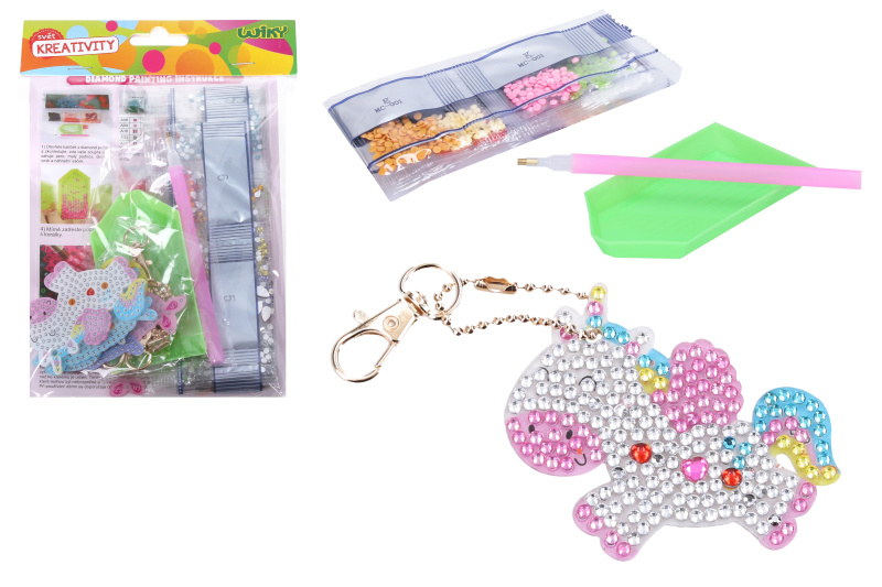 Wiky Kreativní set diamond klíčenka 5ks