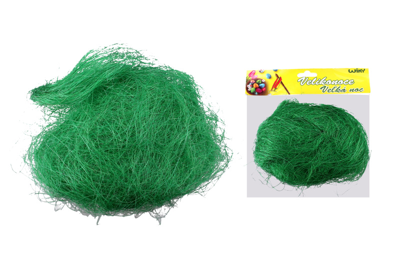 Wiky Tráva dekorační, zelená 30g