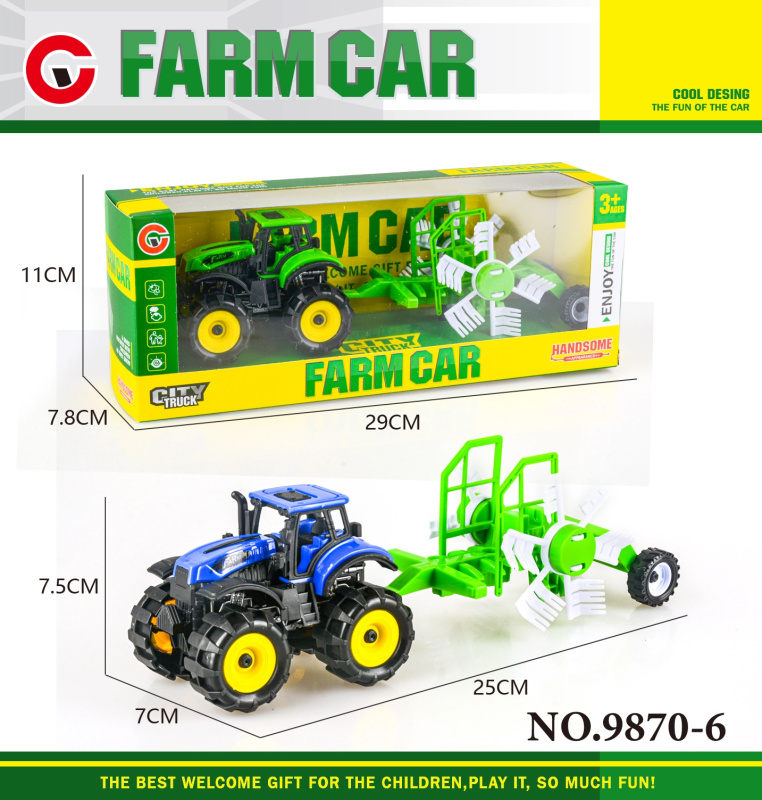 Wiky Vehicles Traktor na setrvačník s přívěsem 25 cm