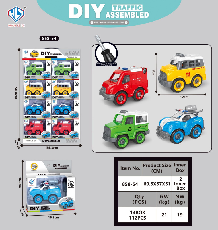 Wiky Vehicles Auto šroubovací 12 cm