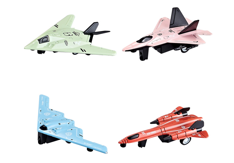 Wiky Vehicles Stíhačka kovová na zpětné natažení 11 cm