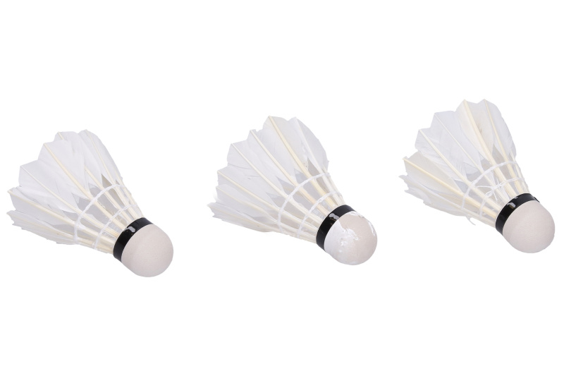 Košíky na badminton bílé