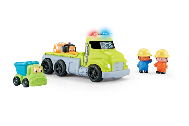 Wiky Vehicles Auto nákladní s efekty set 4ks