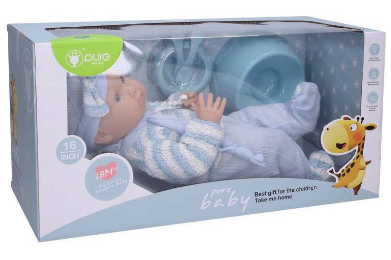 Wiky Miminko v overalu modré 40 cm