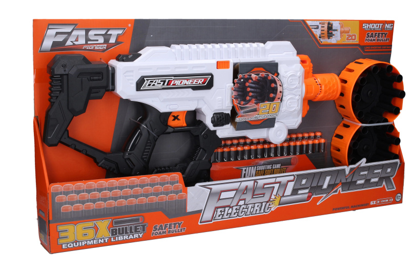 Wiky Kulomet s 36 pěnovými náboji 52 cm