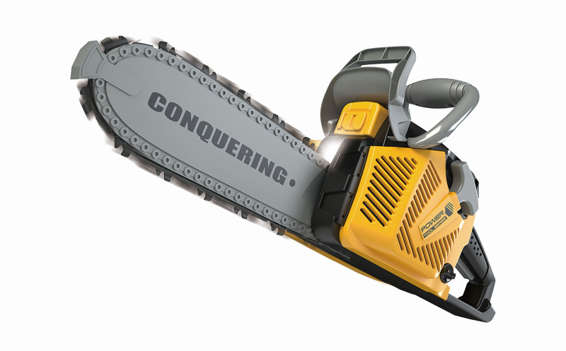 Motorová pila 43x10x18,5 cm