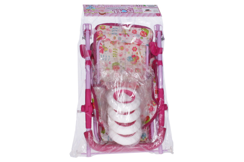 Kočárek hluboký pro panenky 43x34x64 cm