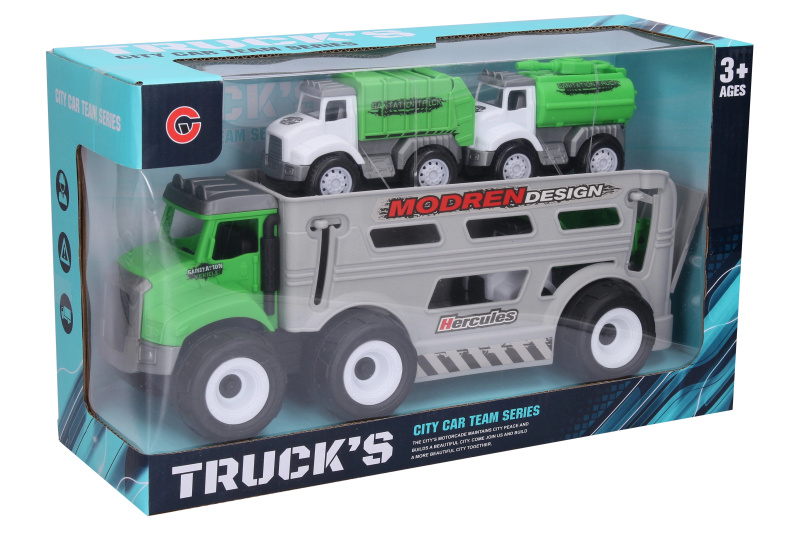 Wiky Vehicles Tahač s auty 31cm