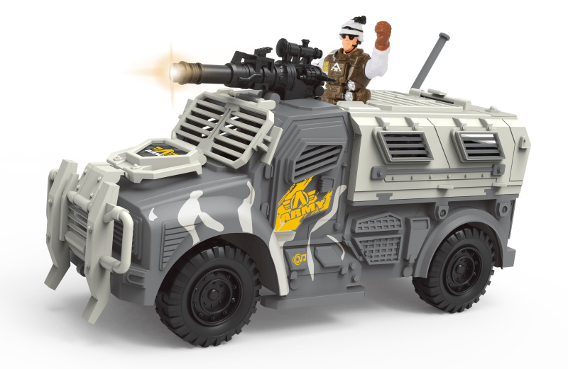 Wiky Vojenské auto s efekty 31 cm